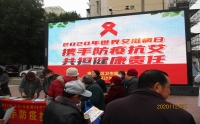 市二院开展“携手防疫抗艾，共担健康责任”健康教育咨询活动