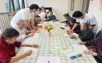 涂一抹色彩，静一段时光——我院康养中心曼陀罗艺术陪伴活动温情启幕