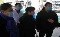 省督导组和市卫健委督导我院发热门诊工作